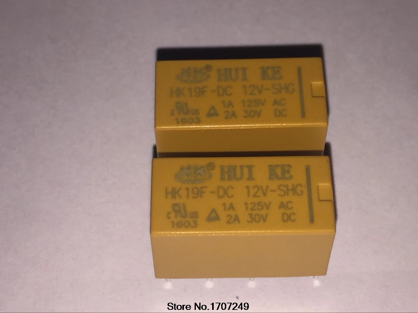 10 шт./лот для DC 12 В SHG катушка DPDT 8 Pin 2NO 2NC Мини реле питания PCB тип hui Ke HK19F Бесплатная