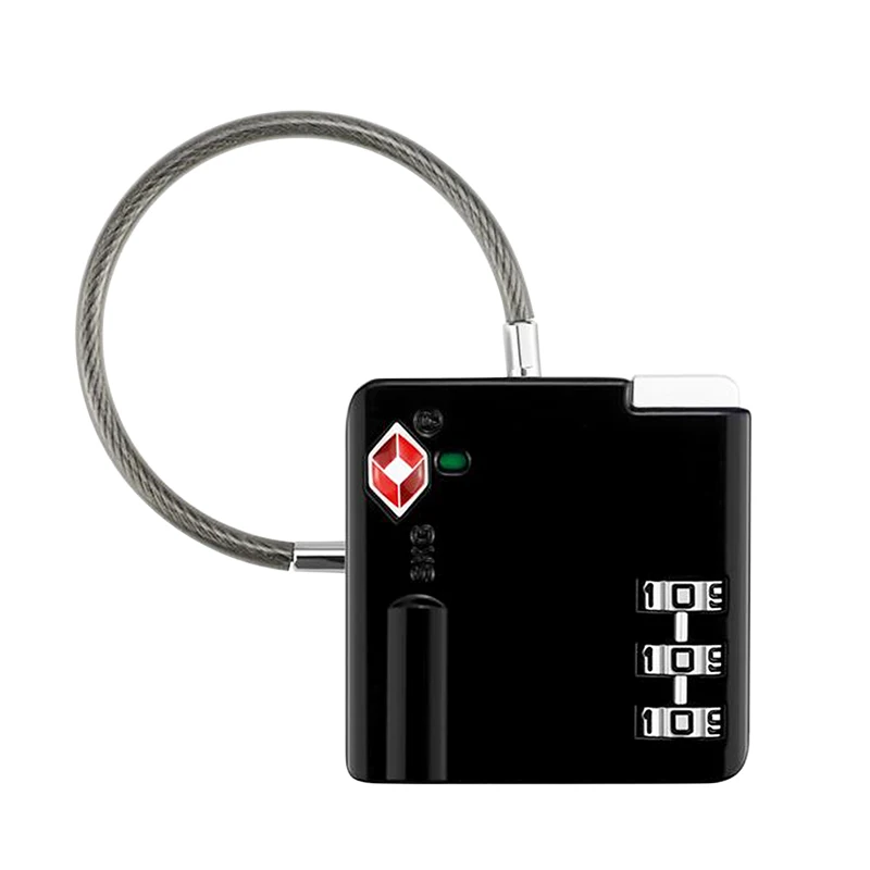 

TSA Travel Lock Resettable 3 Digit Customs Lock Combination Code Lock Padlock For Luggage Zipper Bag Handbag Suitcase Strap Lock