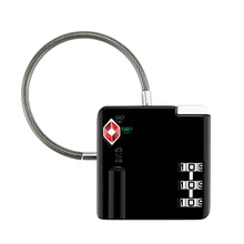 TSA Travel Lock Resettable 3 Digit Customs Lock Combination Code Lock Padlock For Luggage Zipper Bag Handbag Suitcase Strap Lock TSA Travel Lock Resettable 3 Digit Customs Lock Combination Code Lock Padlock For Luggage Zipper Bag Handbag Suitcase Strap Lock