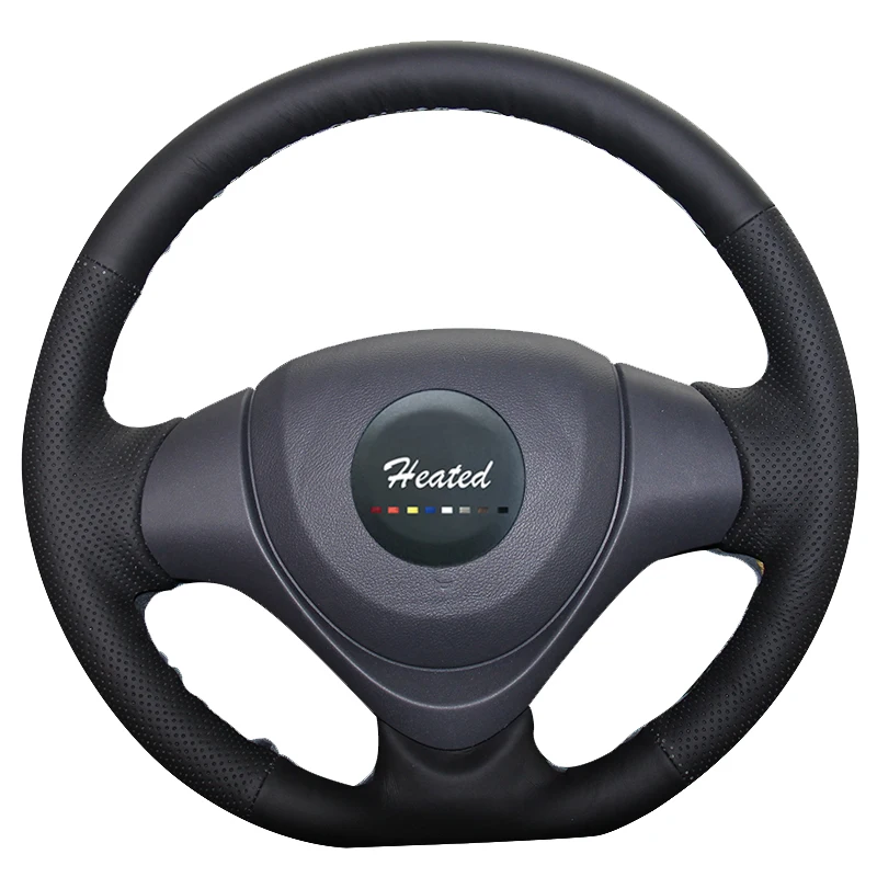 Heated Steering Wheel Cover for Suzuki Jimny 2015 Microfiber leather