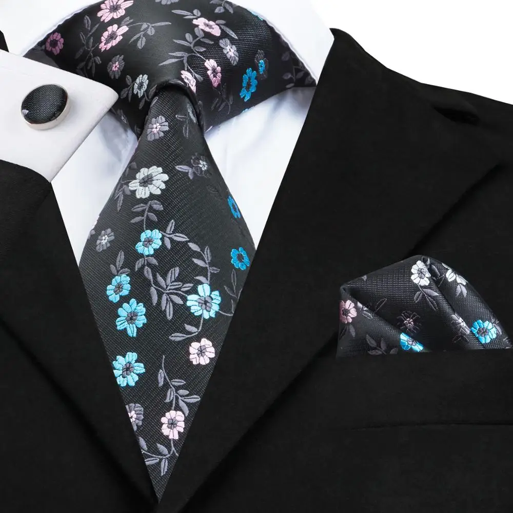 C 1705 Hi Tie 2017 Новый мужской галстук тренд модный несравненный Цветочный Узор