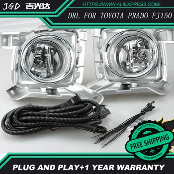 

hot sale ! 12V 6000k LED DRL Daytime running light for Toyota Prado FJ150 LC150 2010 2011 2012 2013 Land Cruiser 2700 4000