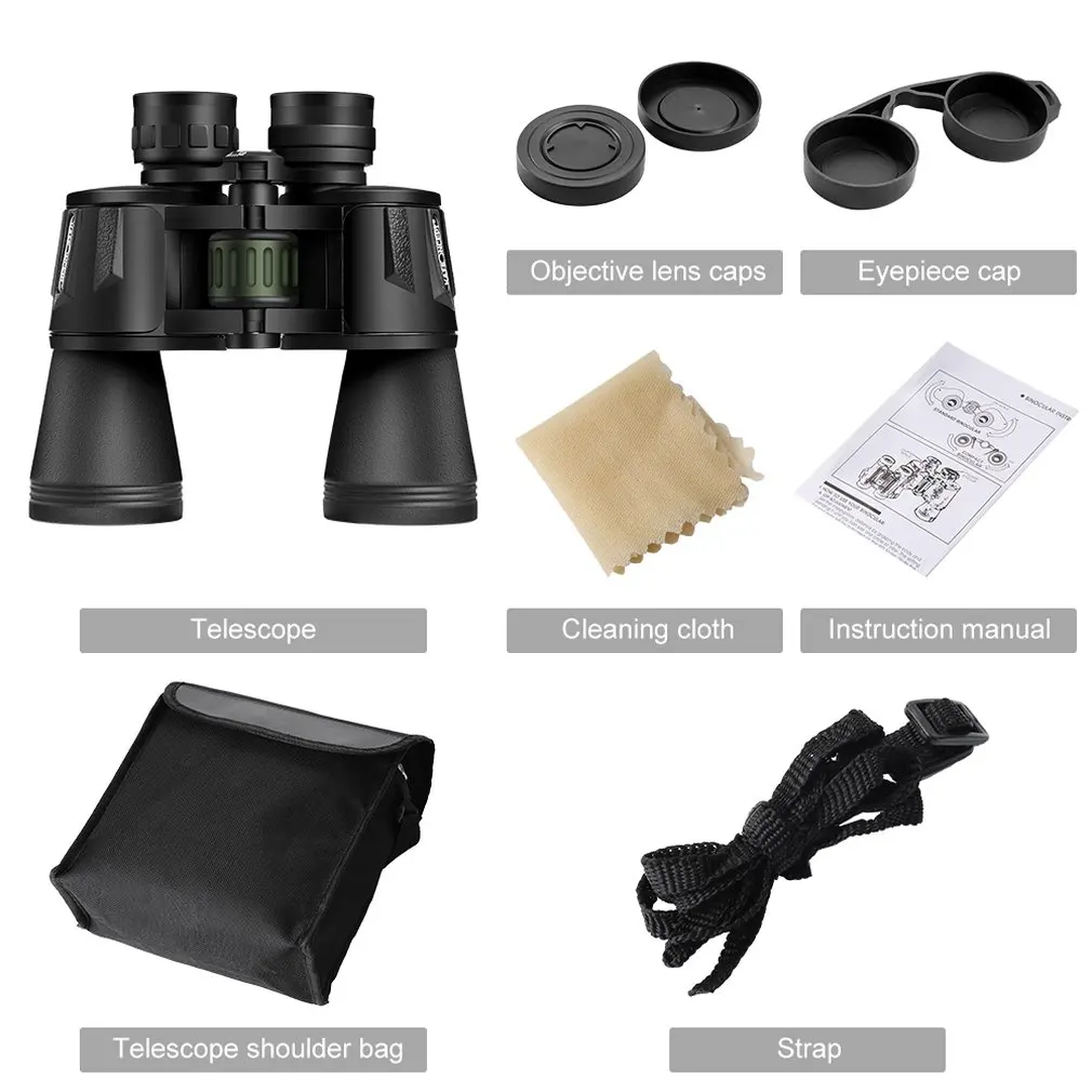 

8 X 42 Folding High-Powered Binoculars IP68 Nitrogen Waterproof Telescope with Low Light Night Vision
