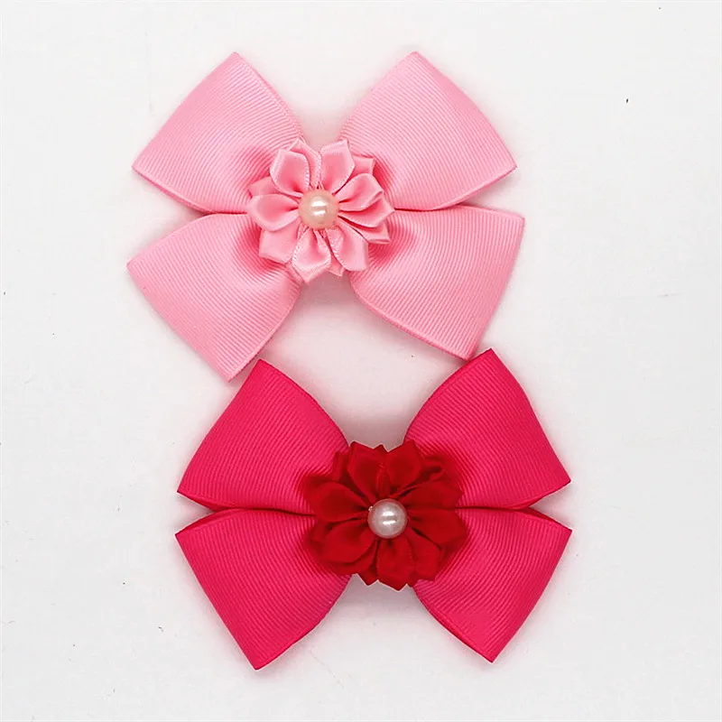 

High Quality bowknot Hairpins headband Pearl flower Hair clip Princess Hair Accessories Big Bows Girl Hair clip Hair Accessories