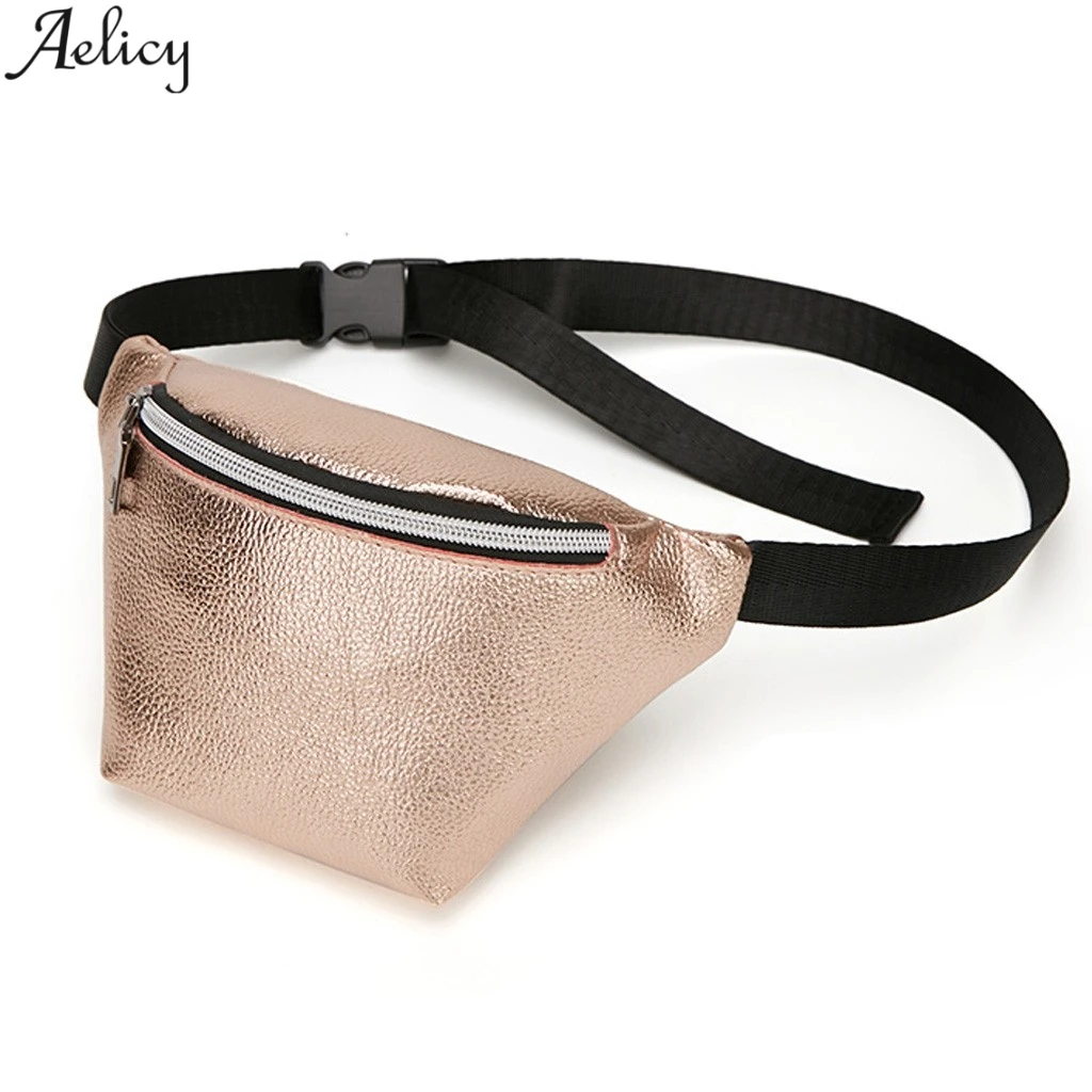 Aelicy женские модные нагрудные Сумки из искусственной кожи на молнии для