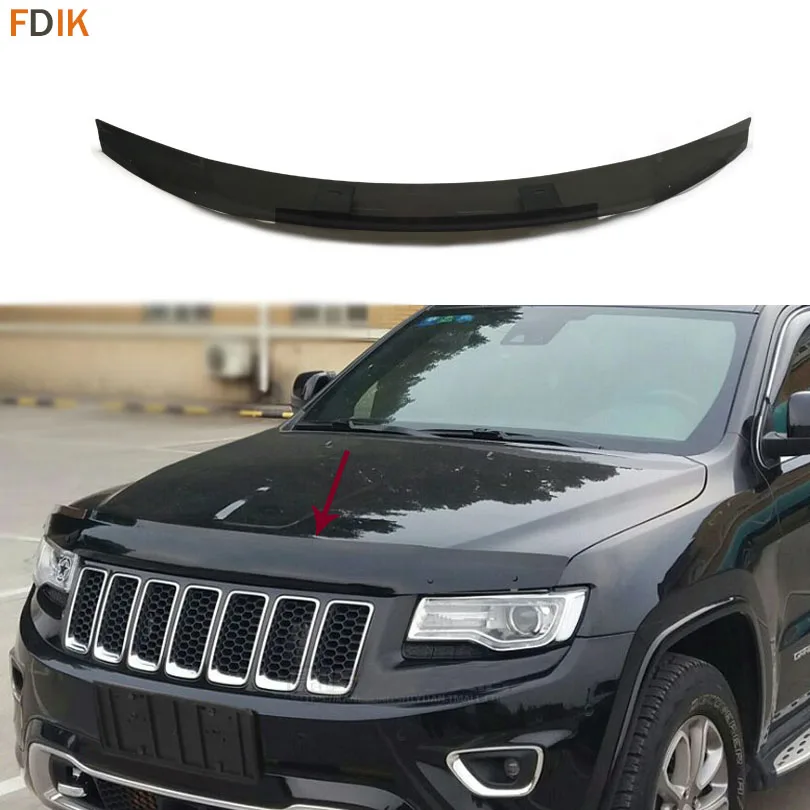 Bugflector Protector de insectos para Jeep Grand Cherokee, capó de humo