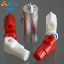 Горячая 500 шт розничная предотвращение потери Красный 6 мм дисплей противокражная, САС стоплок/EAS замок, стоплок+ 5 шт отсоединители