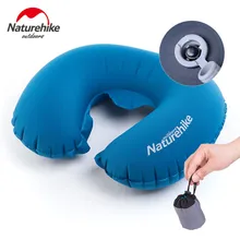 NatureHike нh Сверхлегкая ТПУ вогнутая воздушная подушка для шеи надувная наружная походная подушка для путешествий
