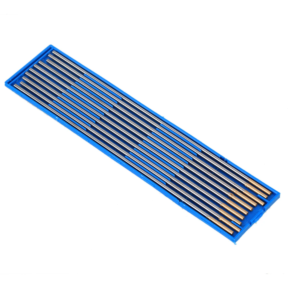 Eletrodo de Tungstênio Pces Elantanated Ouro Tig Soldagem 4.0x150mm 10 1.5% Wl15