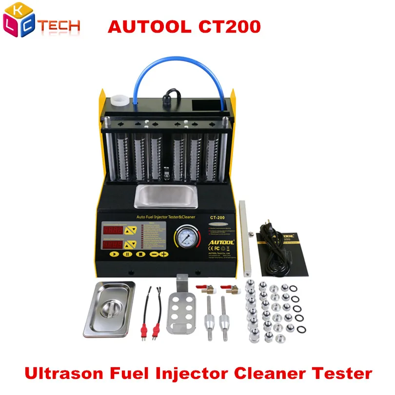 AUTOOL CT200 ультразвуковой тестер для очистки топливных инжекторов на бензине