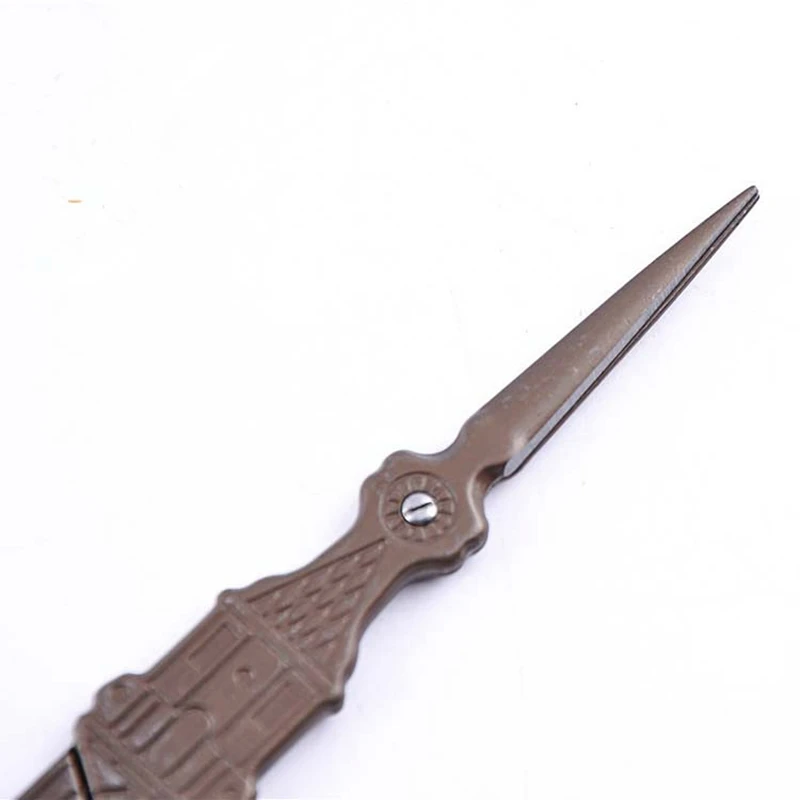 Ножницы для ткани Винтаж титановые ножницы Notre Dame De Paris узор крестиком ремесла домашнего хозяйства Tools13.3cm CP0378