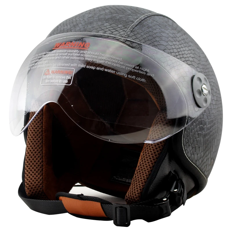 Винтажный внедорожный мужской мотоциклетный шлем feminino vespa casco capacete с открытым