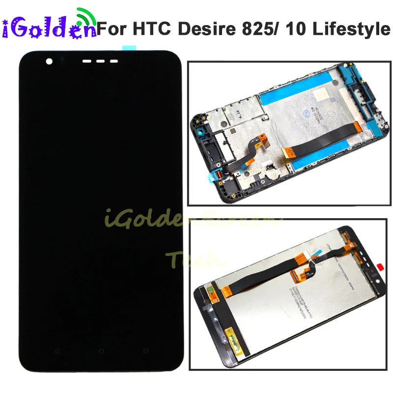 ЖК-дисплей 5 ''для HTC Desire 825/ 10 Lifestyle с рамкой и дигитайзером сенсорного экрана в