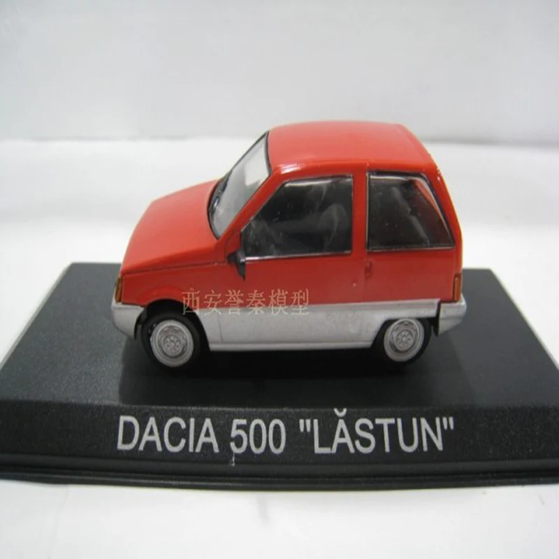 Коллекция Миниатюрная модель 1/43 масштаб моделирование DACIA 50" LASTUN" дисплей Модель сплав литья под давлением винтажный автомобиль подарок на день рождения - Цвет: Красный