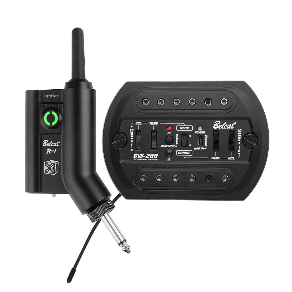 

Belcat SW-200 for Acoustic Guitar System Sound Pickup with 1 Receiver