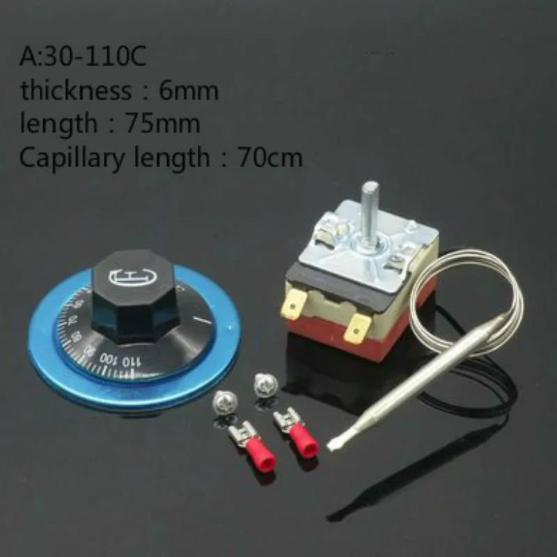 

Water heater temperature control switch oven temperature controller Fryer knob temperature control Adjustable thermostat