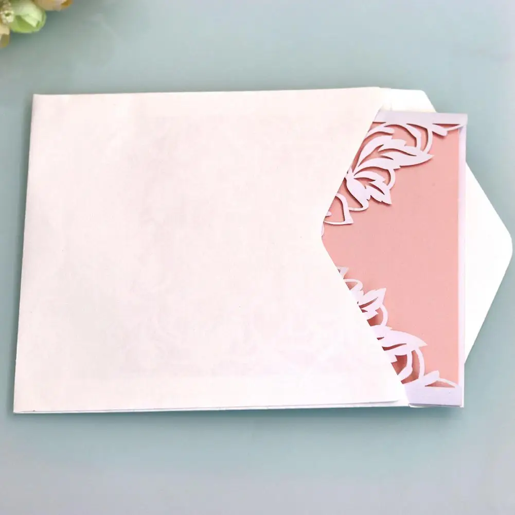  10pcs New Laser Cut Wedding Invitations Cards Set/Bowknot Greeting Cards/Customize Business Invitat - 32912271643