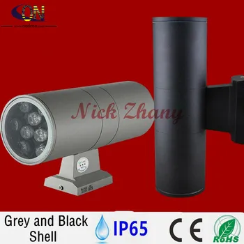 

NEW Up and Down 18W LED Wall Lamp AC85-265V Outdoor LED Wall Light Waterproof IP65 LED Spot Light Floor Garden Yard light