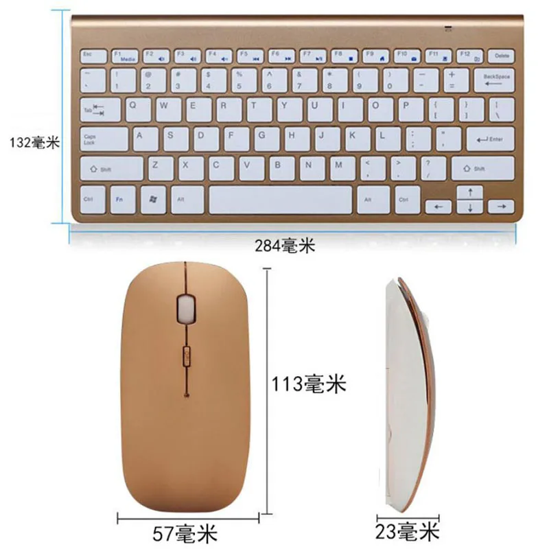 2,4G Беспроводная клавиатура и мышь набор 78 клавиш мультимедийная функциональная клавиша для ноутбука Настольный компьютер офисные игровые аксессуары