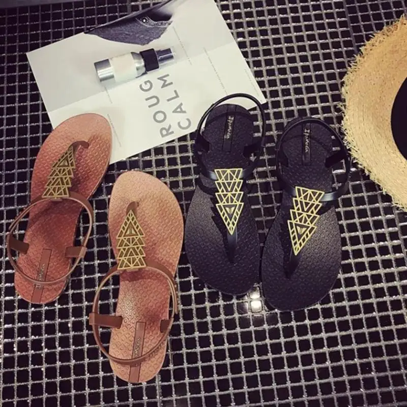 

Flat Beach Sandals Women Sandals Ladies Slippers Bohemian Sandles Female Flip Flops Summer Shoes Woman Sandales