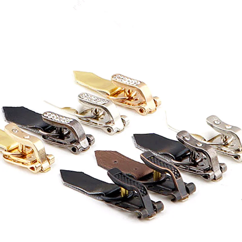 

5 Pcs/lot Vintage Metal Zinc Alloy ButtonsHigh Grade Mink Coat Buckles Rhinestone Decorative Invisible Clasp for Fur Coats
