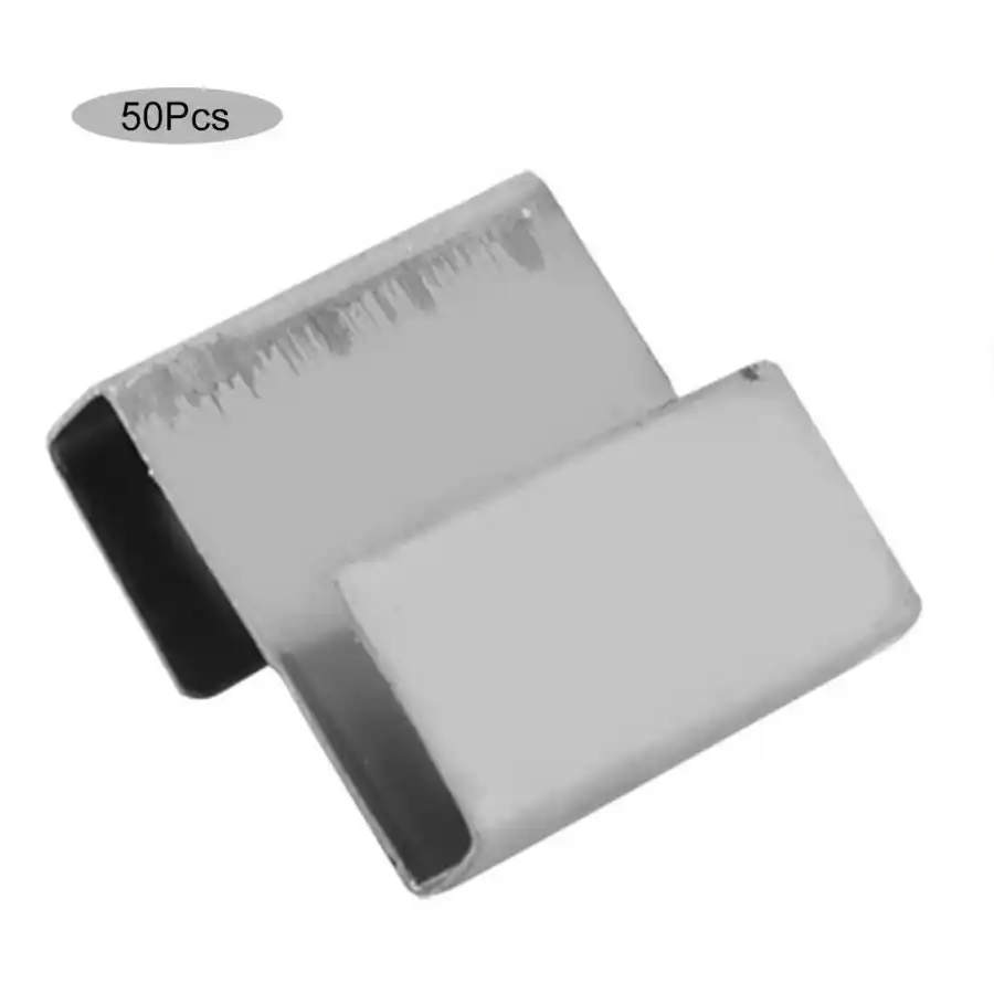 Eastbuy Glass Clips 50pcs Stainless Steel Greenhouse Glass Clamp Overlap S Clips Durable Glass Frame Fixing Clamp