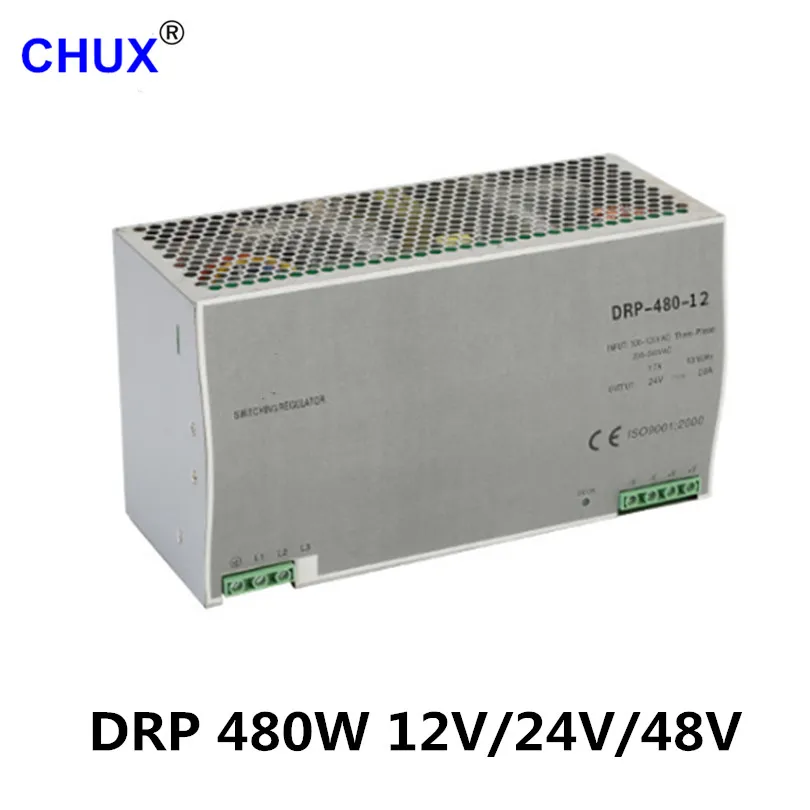 

Din Rail Switch Power Supply DRP-480W 480W 10A 48V 20A 24V 40A 12V Single output With PFCFunction Industrial SMPS