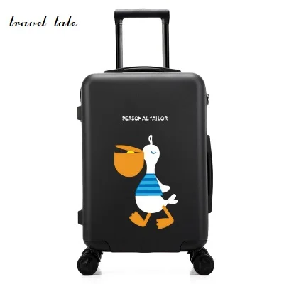 Cartoon, can be customized design  PC Rolling Luggage Spinner brand Travel Suitcase 20/24