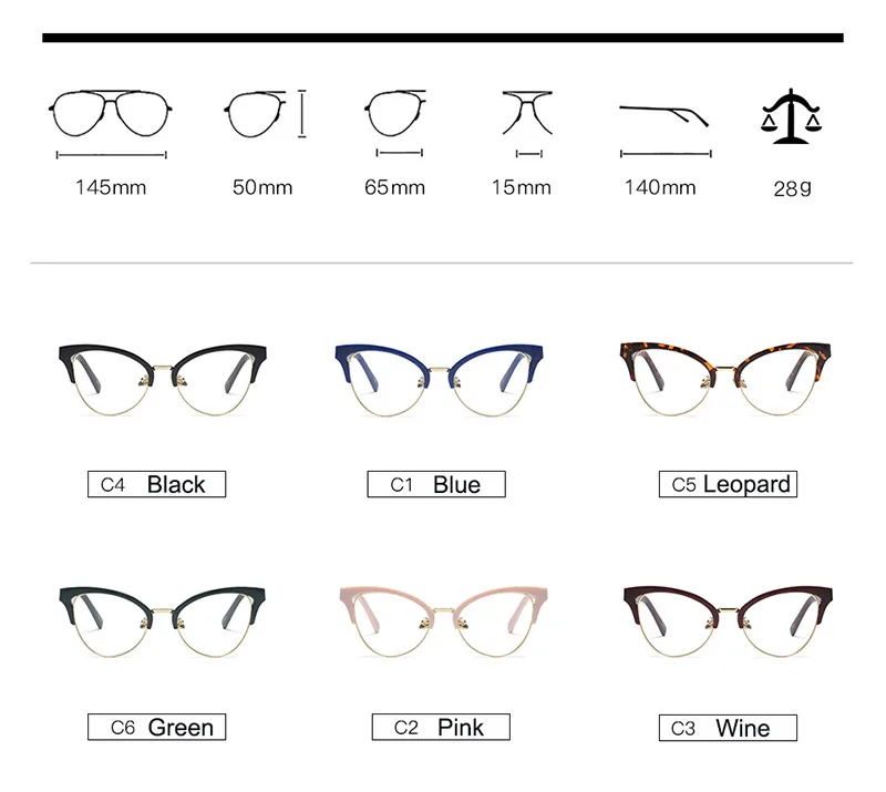 Женские кошачий глаз Browline оптические очки по рецепту Ацетат Оправа очки для больших оправ очки оправа модные стили 97653
