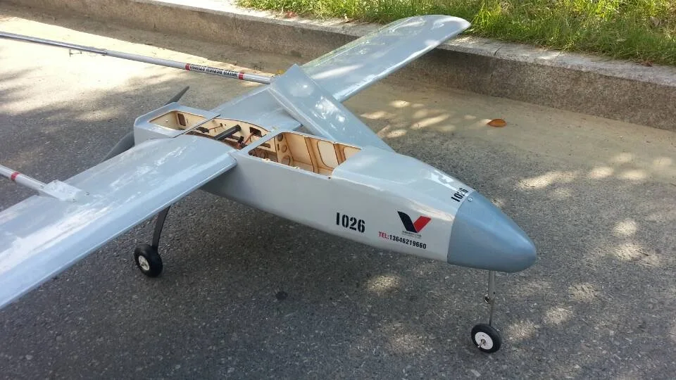 Новое поступление DIY пробкового дерева 2000 мм размах крыльев FPV Самолет RQ-7 rc игрушечный самолет