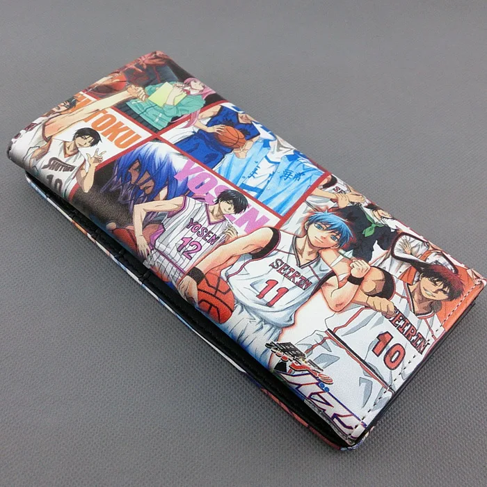 أنيمي Kuroko لا سلة Kuroko تيتسويا/كاغامي التايغا/هيوجا Junpei طويل نمط محفظة من البولي يوريثين