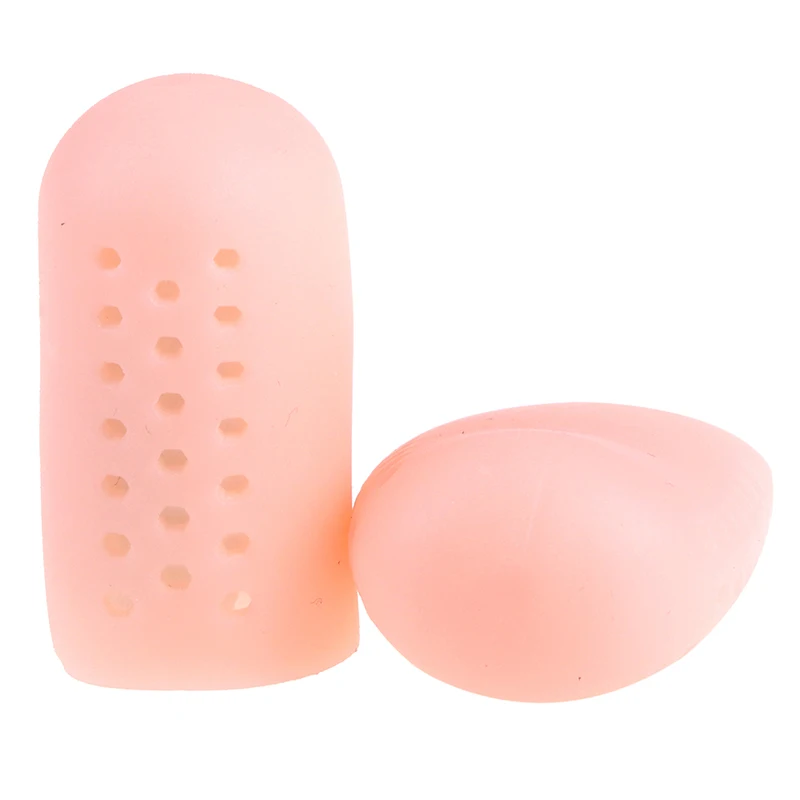 1Pair Toe Sleeve Gel Toe Cap Cover Protector For Corn Blisters Bunion Massager Pain Relief Finger Gel Tube Insoles New