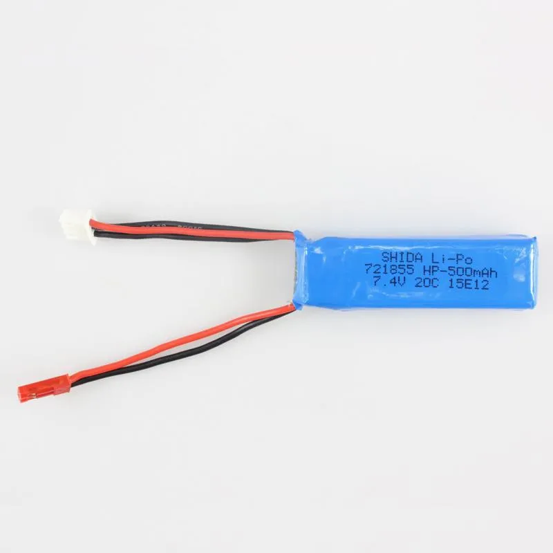 

7.4V 500mAh Battery for WLtoys A202 A212 A222 A232 A242 A252 RC Car Spare Parts