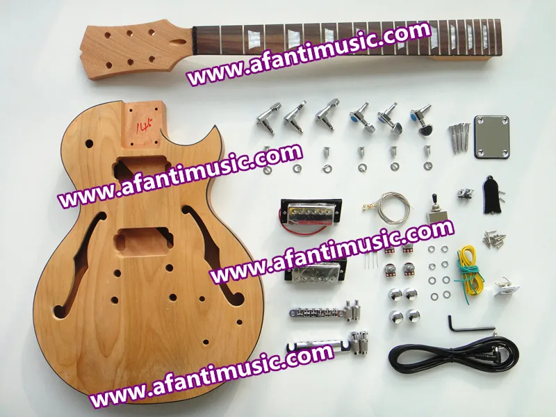

Afanti Music / Hollow body LP style / Double F holes / AFANTI electric guitar kit (AHY-330K)