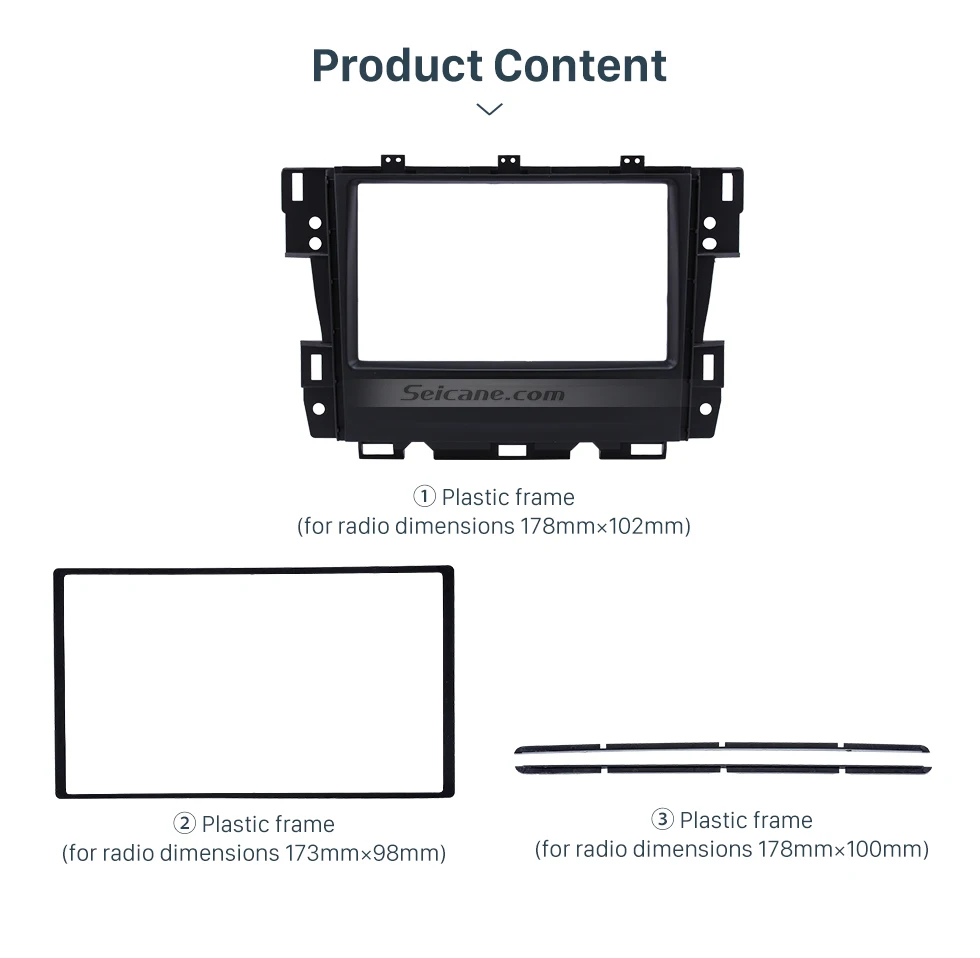 Product Content Superb Double Din 2008 Nissan Teana Car Radio Fascia Audio Fitting Adaptor Stereo Dash CD Panel Kit 