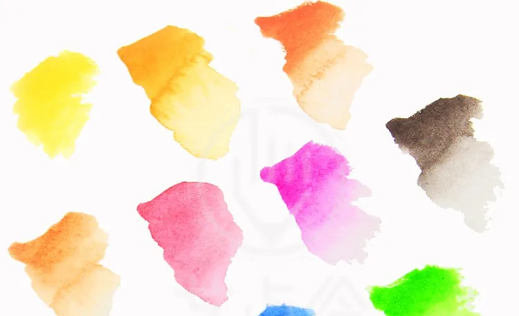 Pintura em Aquarela Bloco de Cores Topo Artista Sennelier Raphael 10 Preto Caixa Viagem Exclusivo Limited10 Metade Panelas And1 Escova Mel 13 Topo artista sennelier raphael mel pintura em