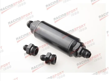 

AN -8 AN8 Black Anodized Billet Fuel Filter 40 Micron FF-2524