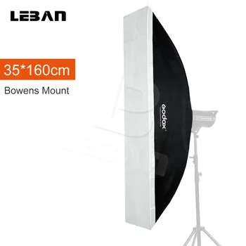 

Godox 35cm x160cm / 14"x63" Bowens Mount Rectangular Portable Studio Strobe Softbox Diffuser for Studio Strobe Flash Speedlite