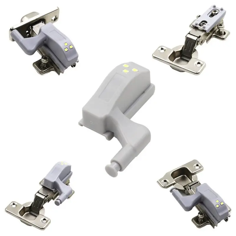 10Pcs 0 25W Kitchen Bedroom Living room Cabinet Cupboard Closet Wardrobe Inner Hinge Universal LED Sensor