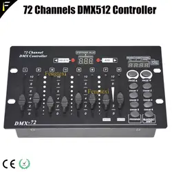 Новейший цифровой дисплей 72 каналы DMX512 Мини Простой консоли вечерние партии Бар KTV 72CHS управление ler свет этапа доска устройства