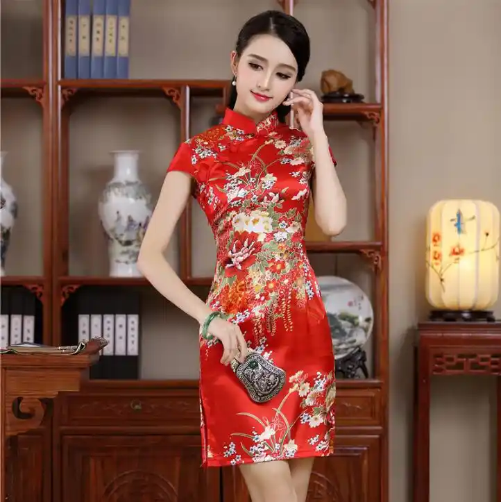 chinese cocktail dress