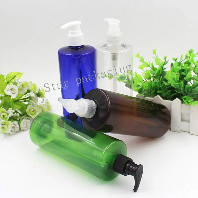 wholesale High quality 12pcs 500ml Lotion bottle pump Empty plastic