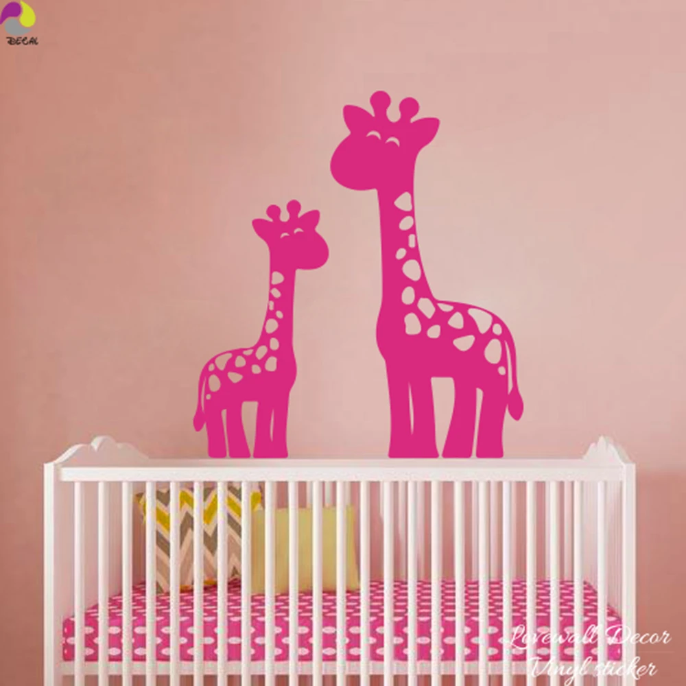 Autocollant Mural En Vinyle A 2 Girafe Dessin Anime Mignon Safari Animal Mon Et Bebe Decor Pour Chambre D Enfants Aliexpress Autocollant Mural En Vinyle A 2 Girafe Dessin Anime Mignon Safari Animal Mon Et Bebe Decor Pour Chambre D Enfants Aliexpress