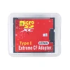 TISHRIC New Micro SD TF To Adapter CF Card  For MicroSD/HC To Compact Flash Type I Memory Card Reader Converter For Camera ► Photo 2/6