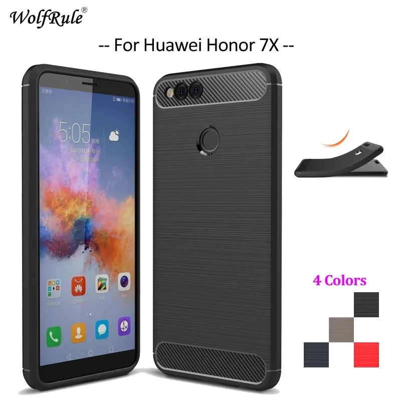 

For Cover Huawei Honor 7X Case Shockproof Soft TPU Phone Case For Huawei Honor 7X Cover For Huawei Mate SE Case 5.93''