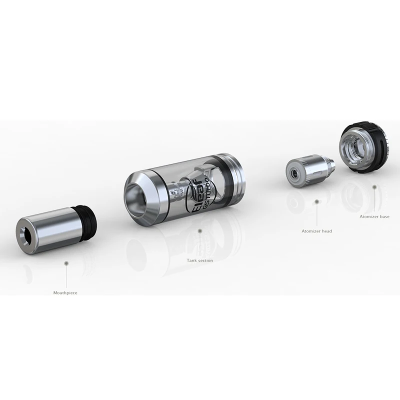 Original Eleaf GSTurbo Atomizer 1.8ml Capacity Tank with GS Air Coil Head Fits E Cigarette Eleaf iStick Trim 02