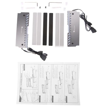 

2pcs Memory Heatsink Motherboard AURA Cooling Vest RGB 256 Color Light Radiator Memory Heat Sink