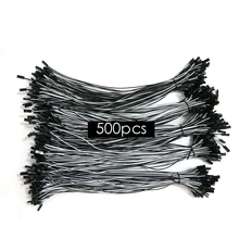 500 шт. 26AWG 300 мм 2Pin 2 P Dupont Корпус Провода белый и черный RC сервоприводы удлинитель Провода расширением кабель