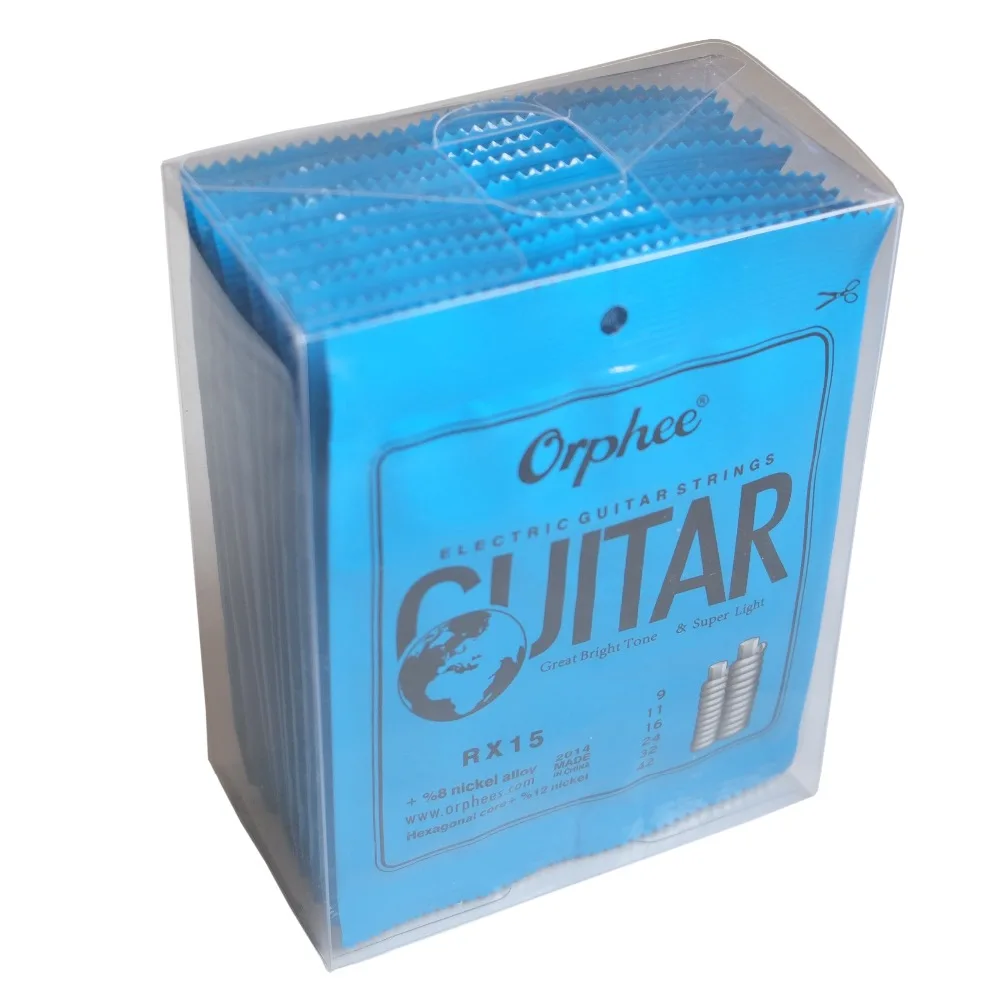 Free shipping.Hexagonal carbon steel electric guitar strings set RX15&ampRX15-C(009-042) RX17(010-046) RX19(011-050)-(10 Sets Pack) | Спорт и