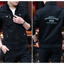 FADUN/ модная куртка с классическим дизайном в стиле ривердейла, теплая крутая куртка, Мужская/женская верхняя одежда, пальто, куртка, Размер 5XL